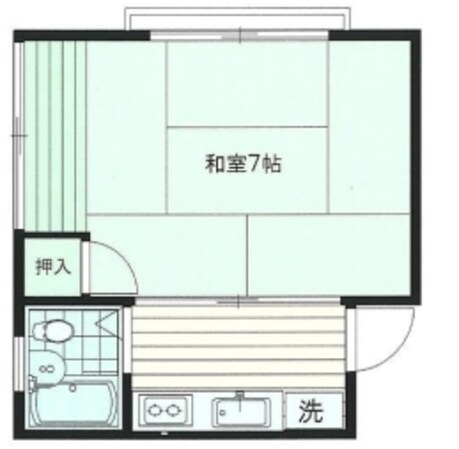 本多2号館の物件間取画像